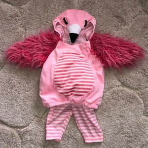 Baby girl flamingo costume